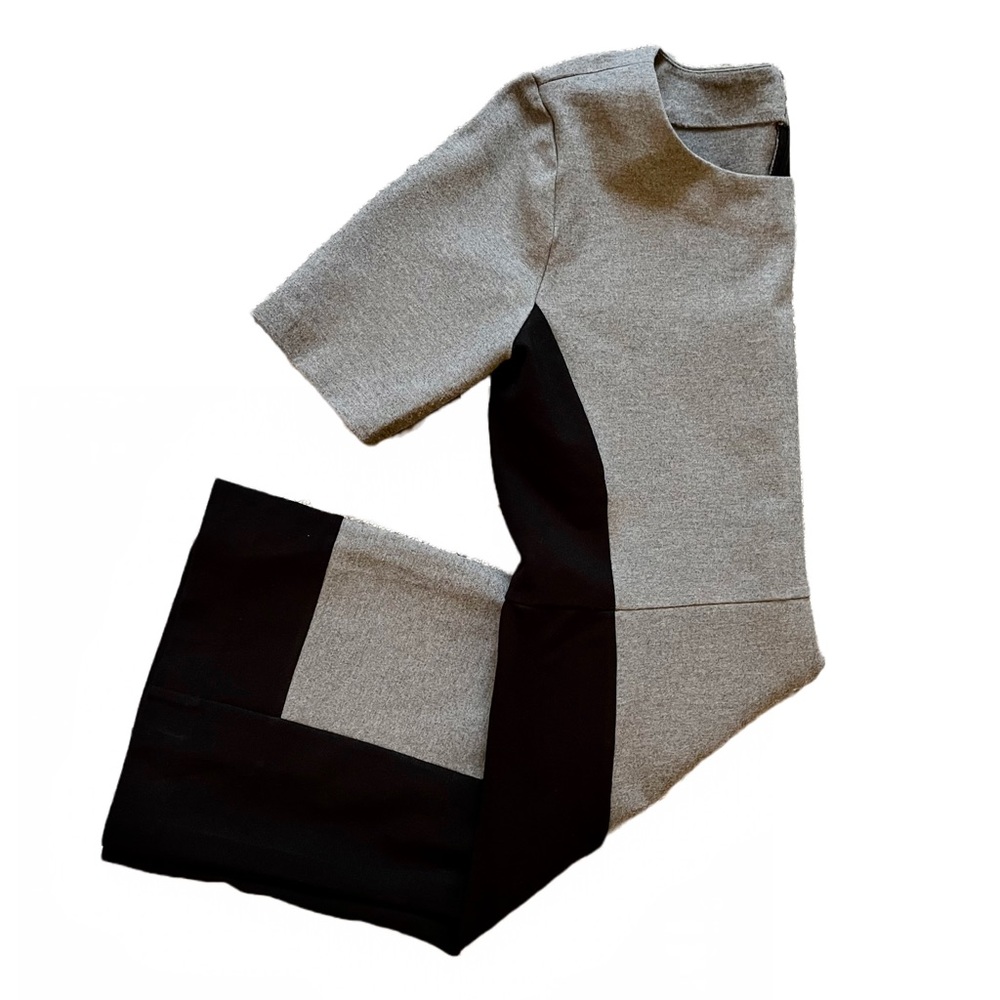 J. Crew Dress, size 6, black and grey, a bit stretchy!